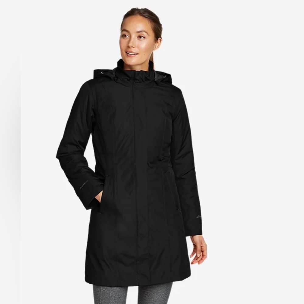 NWT BRAND NEW 2022 Eddie Bauer “Girl on the Go” insulated Trench Medium